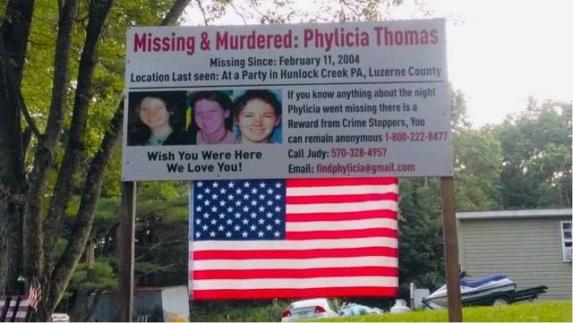 
			
				                                A second billboard seeking information on the Phylicia Thomas case has been placed in Hunlock Creek.
                                 Submitted photo

			
		