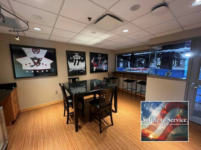 Salute to Service' suite available to military, first responders at WBS  Pens games